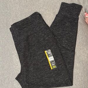 Athletic Works Black Leggings Tapered Full-Length